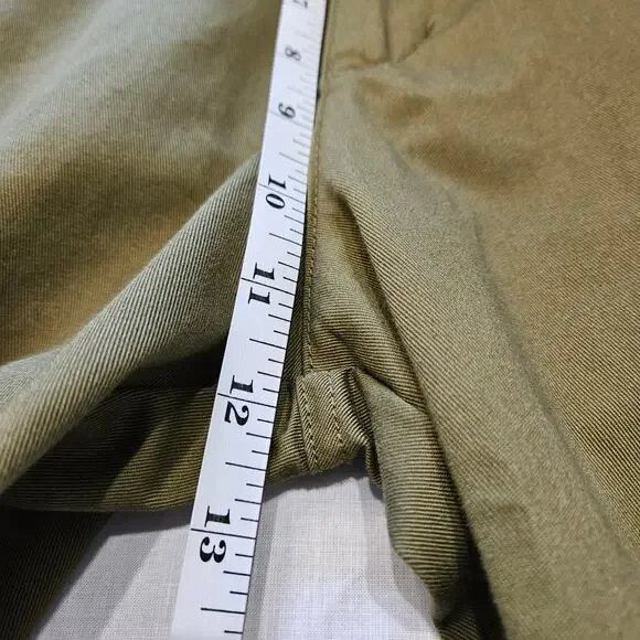 Volcom Women's Chickie High Rise Chino Pants Green Size 29 - Picture 7 of 8